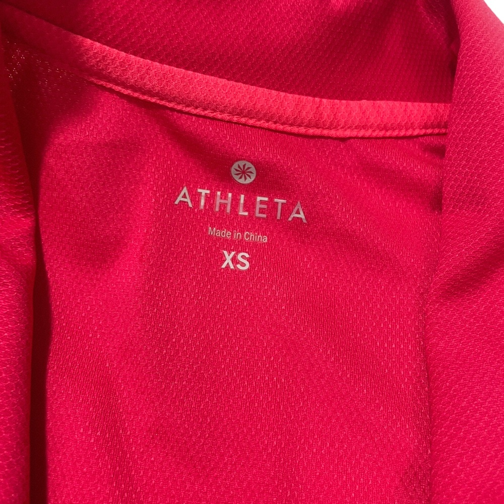 Athleta XS Polo Pink Magenta Color Excellent - Picture 2 of 6
